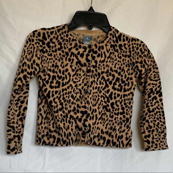GAP Other - Baby Gap Cheetah Print Cardigan 5 yes